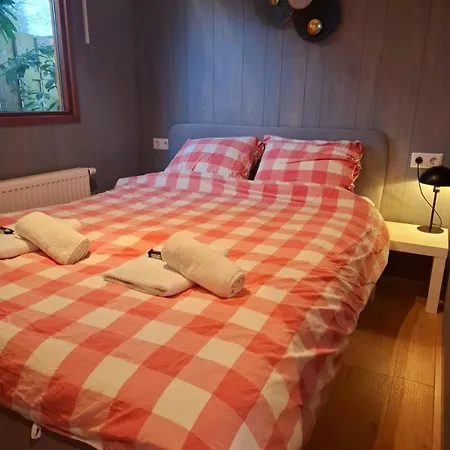 Chalet Cosy Wooden - Private Garden - With Airco - Recreational Only - 50 Mins From Amsterdam By Car *